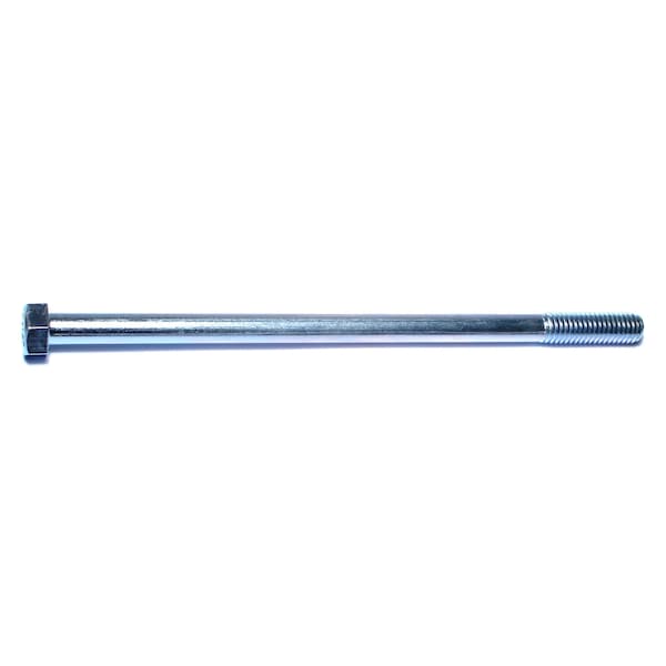 Midwest Fastener Grade 2, 7/16"-14 Hex Head Cap Screw, Zinc Plated Steel, 8 in L, 25 PK 00095 - main